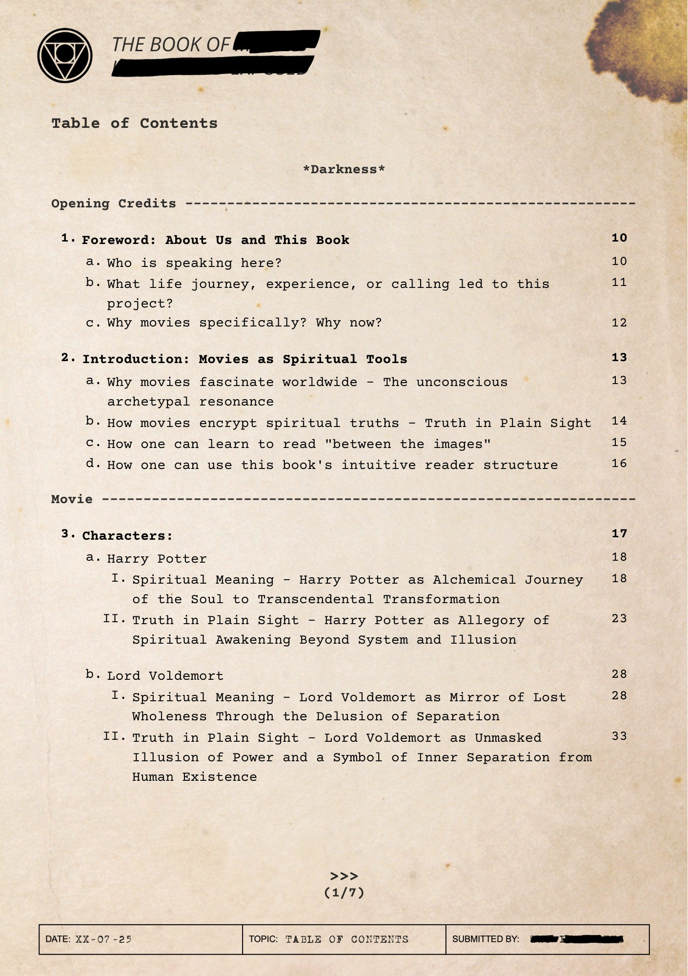 The Book of Movies [Vol.1]