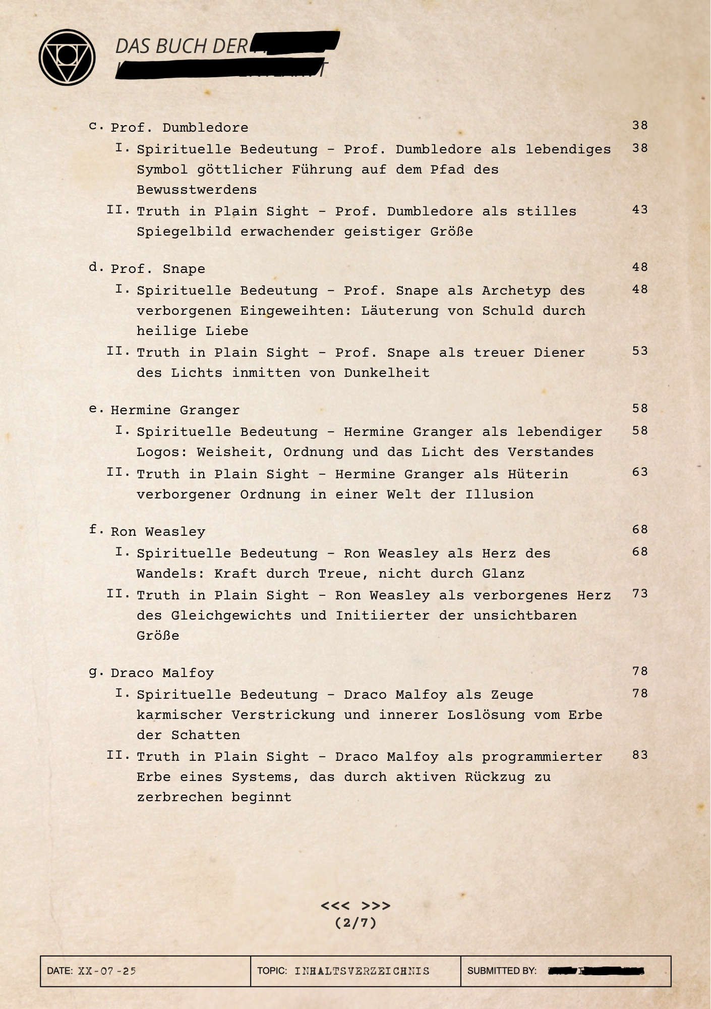 Das Buch der Filme [Band 1]